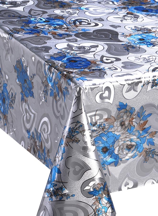 PVC Double gold or silver printing embossing tablecloths